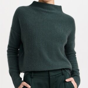 Vince Funnel Neck Cashmere Sweater, Size M
